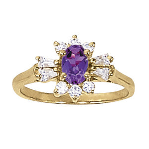 Oval Gemstone Fashion Ring · 0.92 ct tw