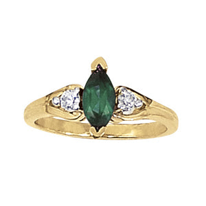 Marquise Gemstone Fashion Ring · 0.12 ct tw