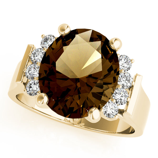 Oval Gemstone Fashion Ring · 0.32 ct tw
