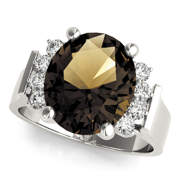 Oval Gemstone Fashion Ring · 0.32 ct tw