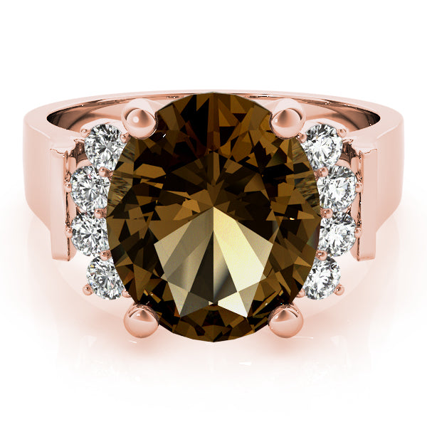 Oval Gemstone Fashion Ring · 0.32 ct tw