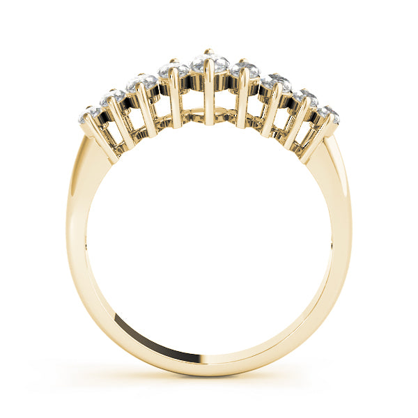 Marquise Fancy Shape Diamond Wedding Band · 1.05 ct tw
