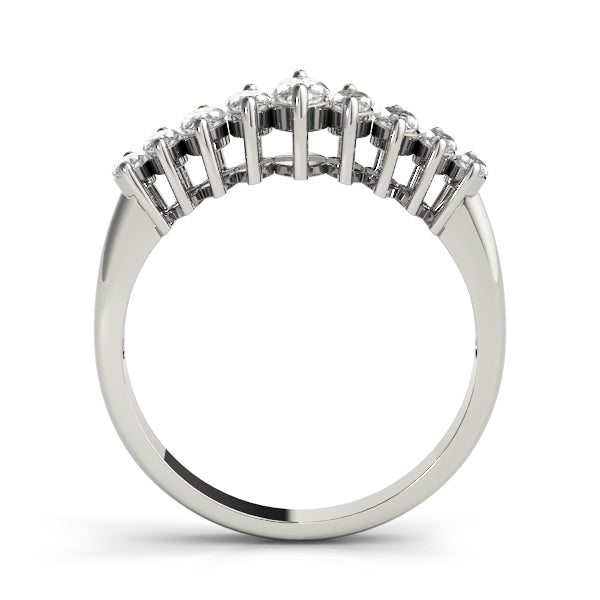 Marquise Fancy Shape Diamond Wedding Band · 1.05 ct tw