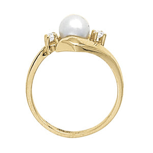 Pearl Gemstone Fashion Ring · 0.08 ct tw