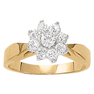 Diamond Cluster Fashion Ring · 0.50 ct tw