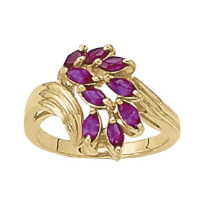 Marquise Gemstone Fashion Ring