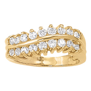 Diamond Pyramid Fashion Ring · 0.98 ct tw