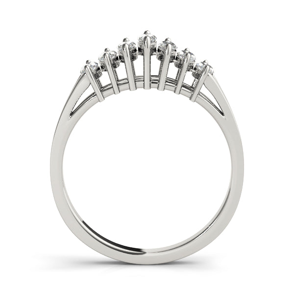 Marquise Fancy Shape Diamond Wedding Band · 0.57 ct tw