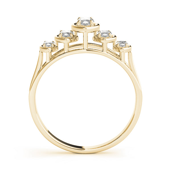Marquise Fancy Shape Diamond Wedding Band · 0.69 ct tw