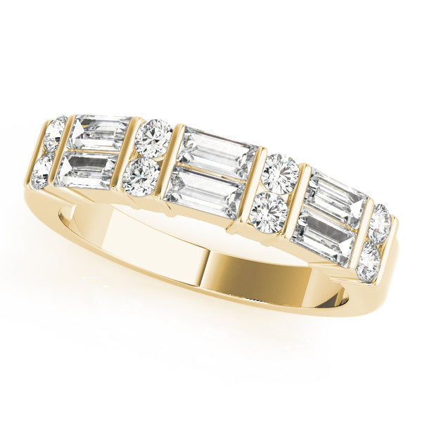 Baguette Fancy Shape Diamond Wedding Band · 1.04 ct tw