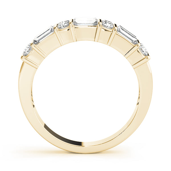 Baguette Fancy Shape Diamond Wedding Band · 1.04 ct tw