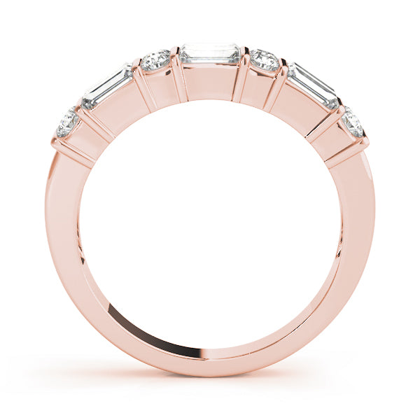 Baguette Fancy Shape Diamond Wedding Band · 1.04 ct tw
