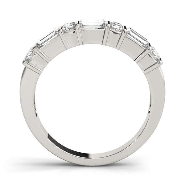 Baguette Fancy Shape Diamond Wedding Band · 1.04 ct tw