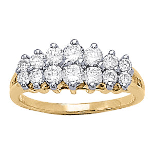 Diamond Pyramid Fashion Ring · 0.78 ct tw