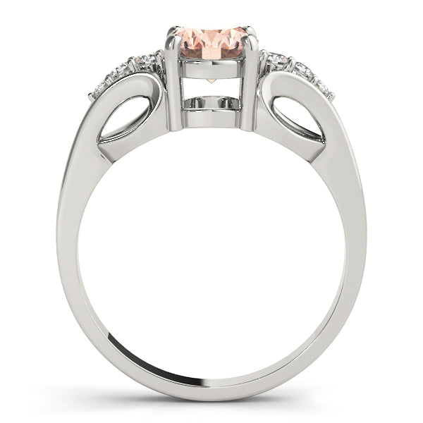 Oval Gemstone Fashion Ring · 0.12 ct tw