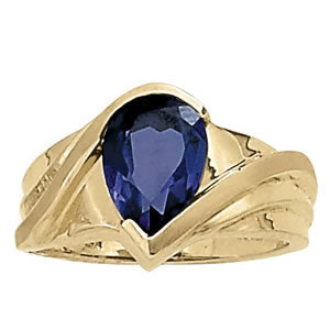 Pear Gemstone Fashion Ring