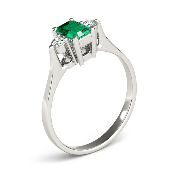 Emerald Gemstone Fashion Ring · 0.10 ct tw