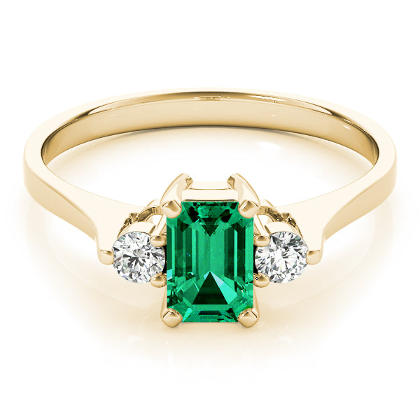 Emerald Gemstone Fashion Ring · 0.10 ct tw