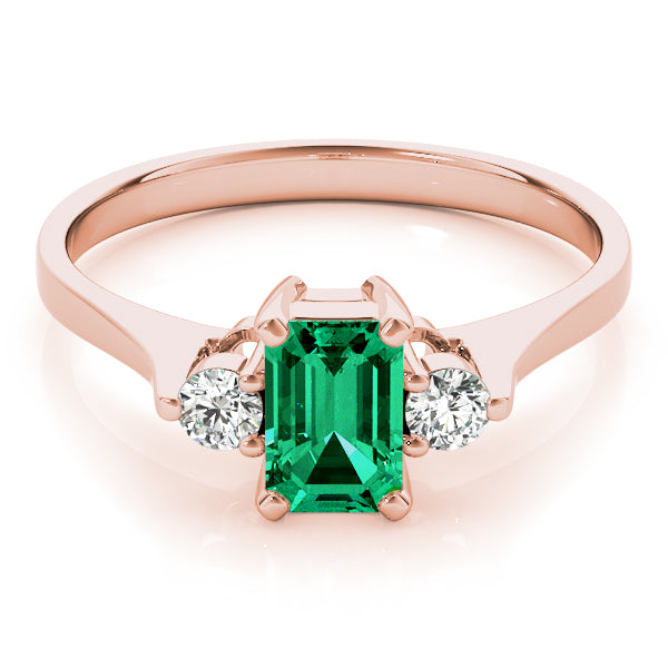 Emerald Gemstone Fashion Ring · 0.10 ct tw