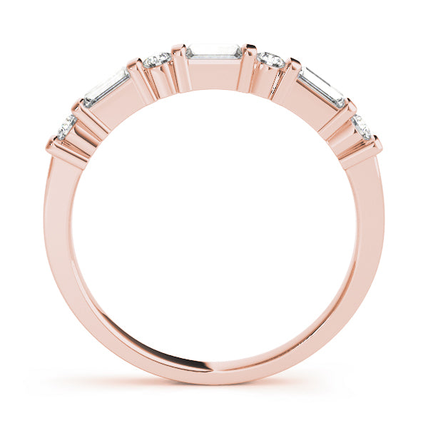 Baguette Fancy Shape Diamond Wedding Band · 0.46 ct tw