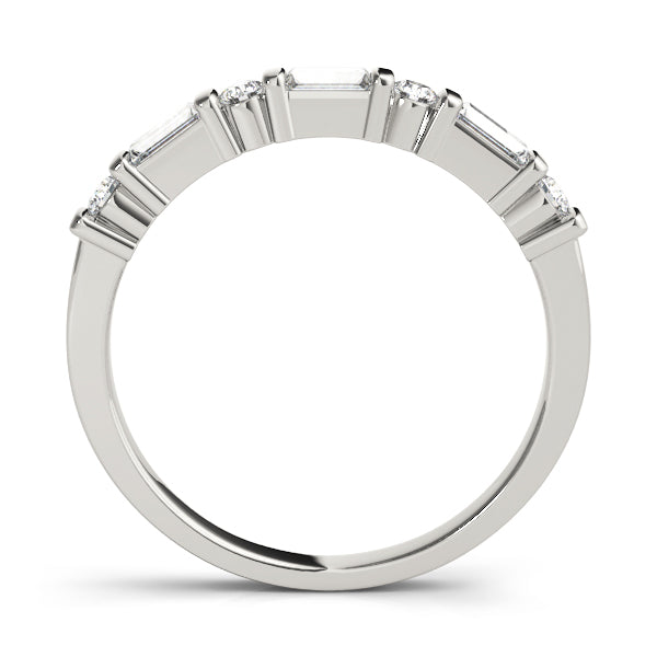Baguette Fancy Shape Diamond Wedding Band · 0.46 ct tw
