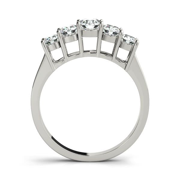 Round Prong Set Diamond Wedding Band · 0.76 ct tw