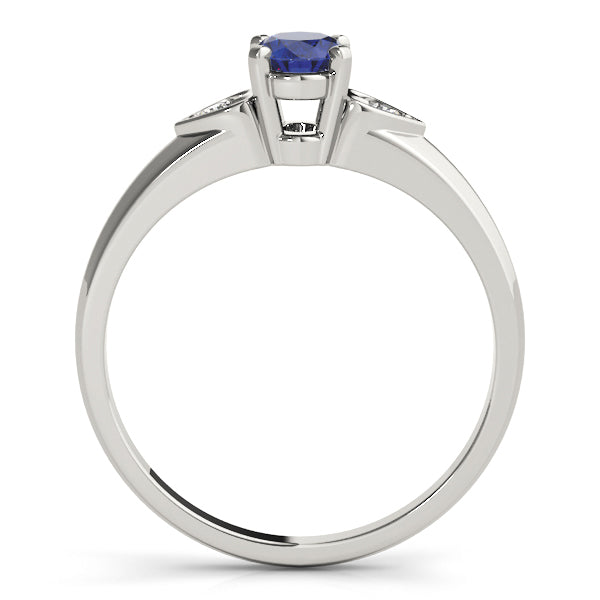 Oval Gemstone Fashion Ring · 0.04 ct tw