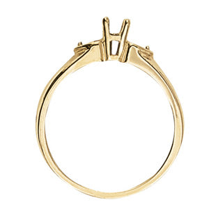 Oval Gemstone Fashion Ring · 0.04 ct tw