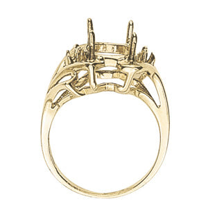 Oval Gemstone Fashion Ring · 0.06 ct tw