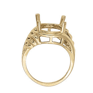 Oval Gemstone Fashion Ring