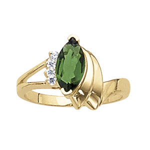 Marquise Gemstone Fashion Ring · 0.06 ct tw