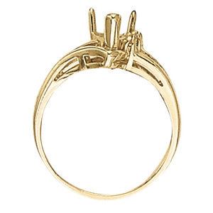 Pear Gemstone Fashion Ring · 0.08 ct tw