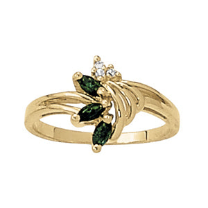 Marquise Gemstone Fashion Ring · 0.04 ct tw
