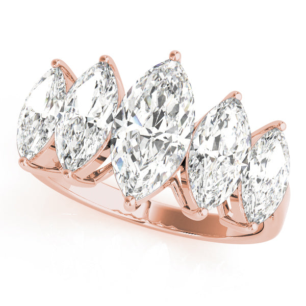 Marquise Fancy Shape Diamond Wedding Band · 2.80 ct tw