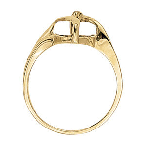Oval Gemstone Fashion Ring · 0.01 ct tw