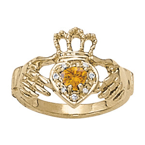 Heart Diamond Religious Fashion Ring · 0.04 ct tw