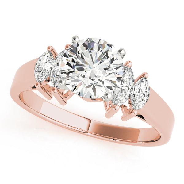 Marquise Fancy Shape Diamond Engagement Ring · 0.44 ct tw