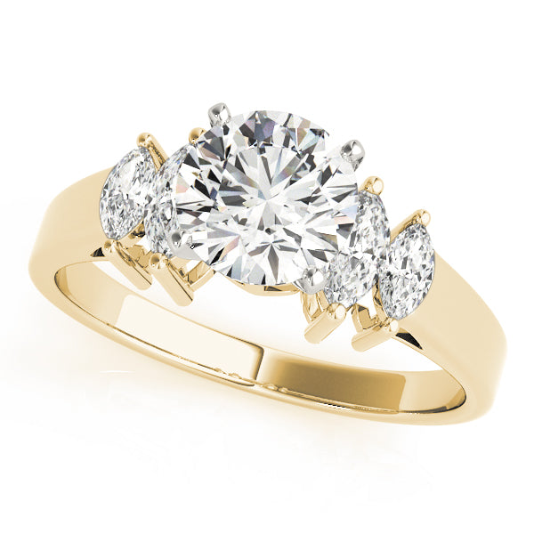 Marquise Fancy Shape Diamond Engagement Ring · 0.44 ct tw