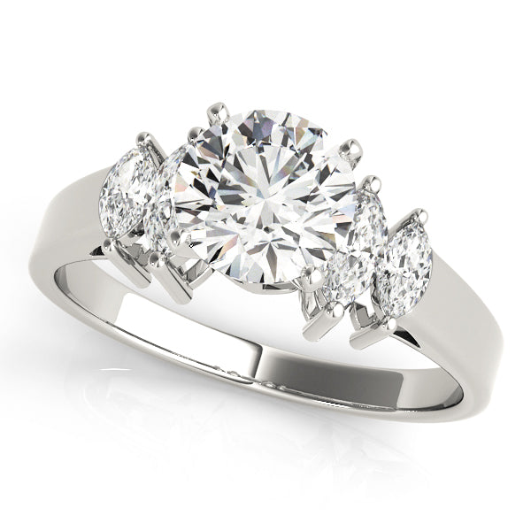 Marquise Fancy Shape Diamond Engagement Ring · 0.44 ct tw