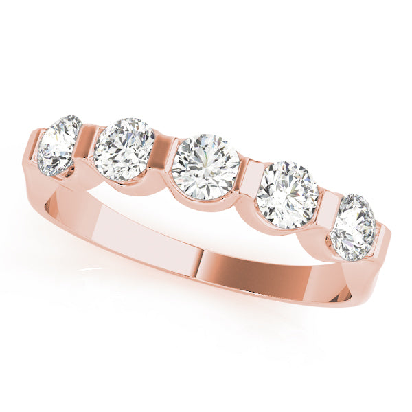 Bar Set Diamond Wedding Band · 0.50 ct tw