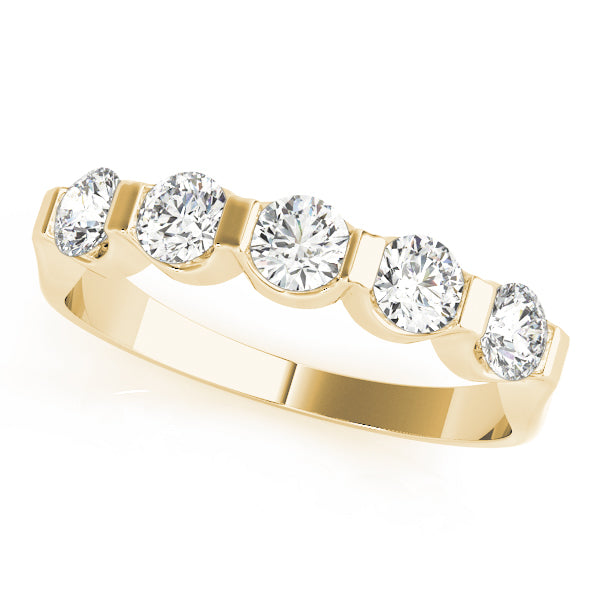 Bar Set Diamond Wedding Band · 0.25 ct tw