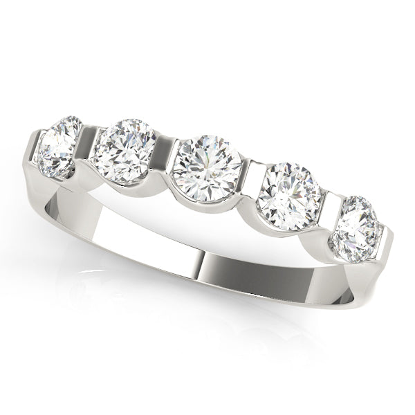 Bar Set Diamond Wedding Band · 0.50 ct tw