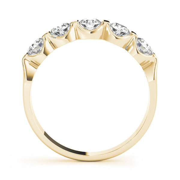 Bar Set Diamond Wedding Band · 0.25 ct tw