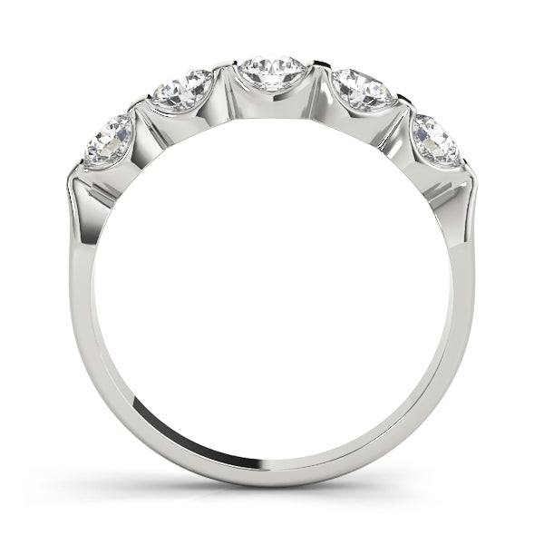 Bar Set Diamond Wedding Band · 0.50 ct tw
