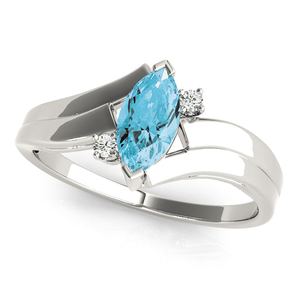 Marquise Gemstone Fashion Ring · 0.02 ct tw