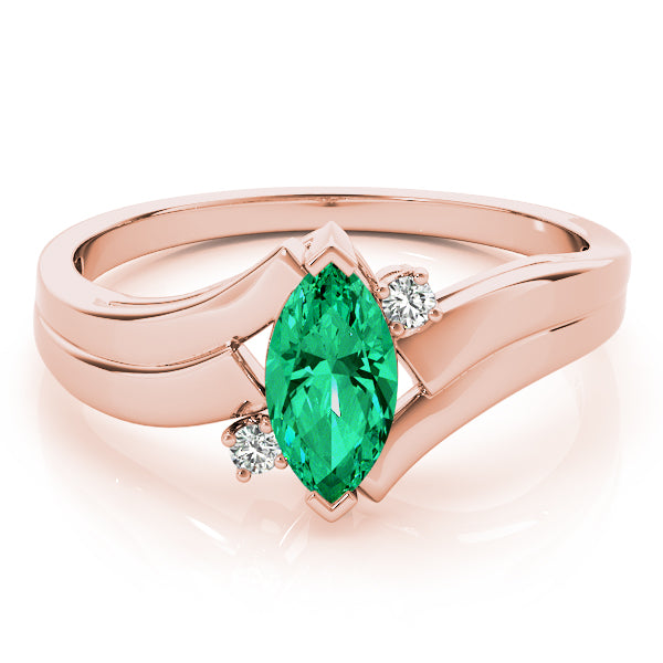 Marquise Gemstone Fashion Ring · 0.02 ct tw