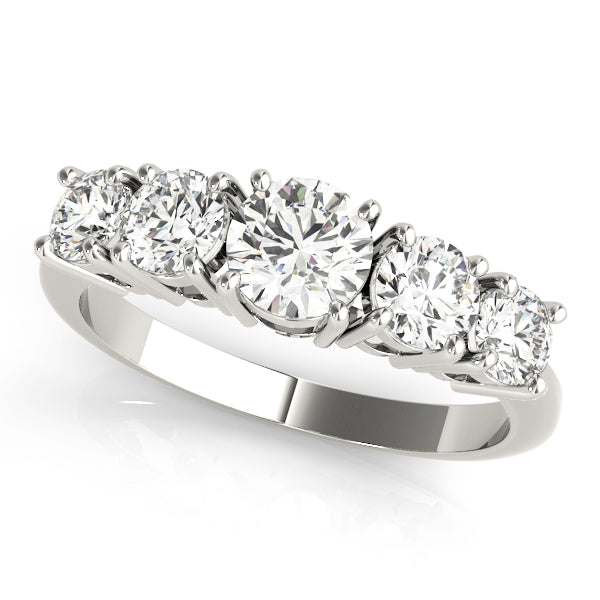 Round Prong Set Diamond Wedding Band · 1.30 ct tw