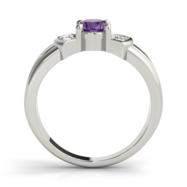 Oval Gemstone Fashion Ring · 0.18 ct tw