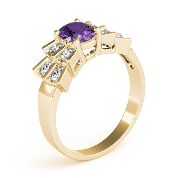 Oval Gemstone Fashion Ring · 0.40 ct tw