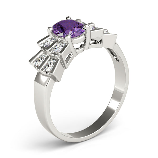 Oval Gemstone Fashion Ring · 0.40 ct tw